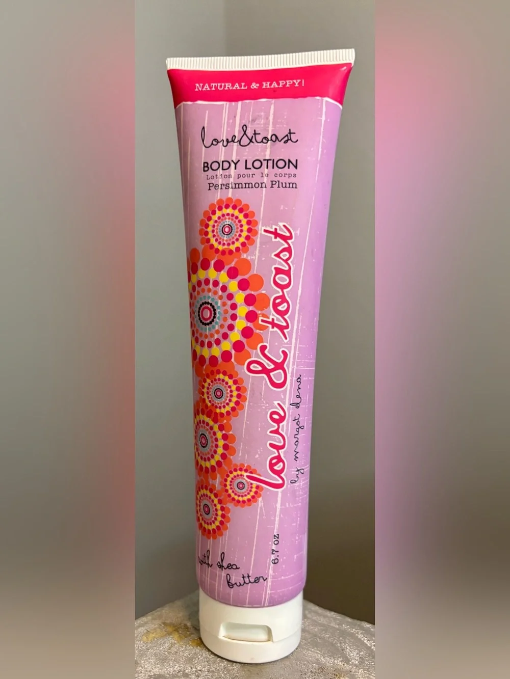 Bath & Body Works Love & Toast Persimmon Plum Body Lotion - Pink